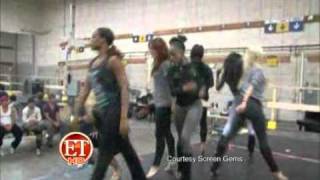 Burlesque Movie Choreography Behind the Scenes on ET [upl. by Aden358]