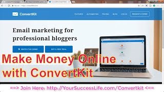 How to Make Money Online with ConvertKit  ConvertKit Affiliate Program Review [upl. by Noswad680]