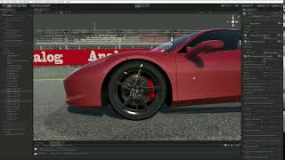 Antidive suspension geometry simulation Unity car simulator [upl. by Batha]