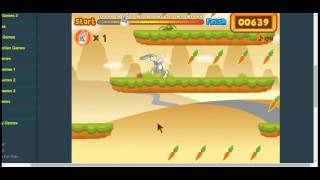 Bugs Bunny Hopping Carrot Hunt Game [upl. by Krystyna139]