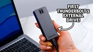 Sneak Peak  Worlds First Thunderbolt 5 External Drive [upl. by Atsyrk528]