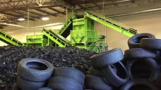 Recycled Tires to Colored Granules [upl. by Delorenzo]