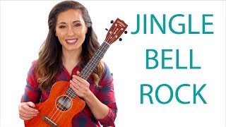 Jingle Bell Rock Ukulele Tutorial with Play Along [upl. by Eliathan959]