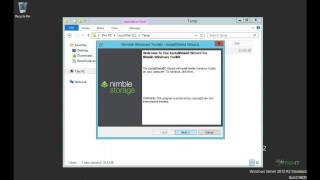 Nimble Storage Windows Integration Kit Install [upl. by Nerw]