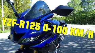 2019 Yamaha YZFR125 0100 KMH 060 MPH [upl. by Reidid]