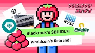 Bitcoin ETF Greenlight 🚀 BlackRock’s Crypto Play amp Worldcoin’s Shocking Rebrand  🍅 TOMATO NEWS [upl. by Sivahc]