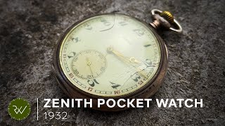 Restoring the Most Neglected Watch I’ve Ever Seen 90 Years Old Silver Zenith Pocket Watch [upl. by Odlabso]