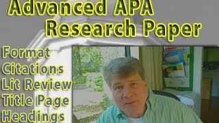 APA Research Essay Review of Model Paper with Literature Review [upl. by Deer]