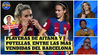 Barcelonistas APOYAN AL CIEN al BARCELONA FEMENIL en especial a AITANA y PUTELLAS  Insiders [upl. by Naliorf]