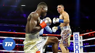 Highly Touted Keyshawn Davis with 2021 Knockout of the Year Nominee with Body Shot KO over Zaragoza [upl. by Libove103]