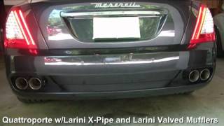 Maserati QP with Larini XPipe and Larini Valved Mufflers [upl. by Erehs]