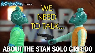 Star Wars Stan Solo Vintage Movie Accurate Greedo Figure  Kenner Style [upl. by Norwood]