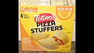 Totino’s Triple Cheese Pizza Stuffers Review [upl. by Yesmar]