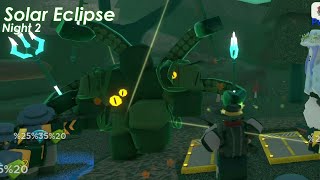 Solar Eclipse Night 2 Full Clip  Tower Defense Simulator [upl. by Norahs695]