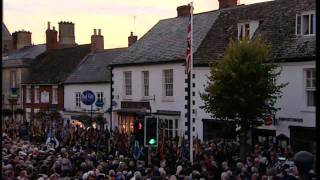 Sunset ceremony marks end of Wootton Bassett repatriations [upl. by Ainej431]