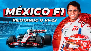 Mexico F1 GP Pilotando o carro da Haas na pista com mais altitude [upl. by Haseefan208]