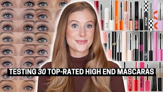 I Tried 30 Top Rated High End Mascara So You Dont Have To The Ultimate Mascara Showdown [upl. by Nnylatsyrc]