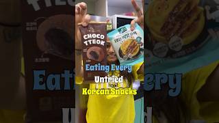 Eating Untried Korean Snacks for 24 Hours foodreview koreanfood foodshorts [upl. by Honey]