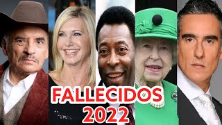 50 Artistas Famosos Fallecidos en el 2022 [upl. by Cort341]