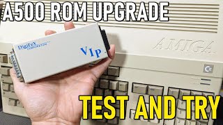 Corroded Amiga 500 Rev 5 w512k ROM upgrade and SVideo out [upl. by Edora]