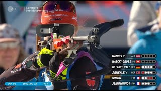 BMW IBU World Cup Mass Start Women  Canmore  17032024 [upl. by Loleta]