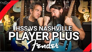 Guitars To Fill The Void  Fender Player Plus HSS Stratocaster vs Nashville Telecaster [upl. by Ysle360]