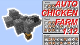 112 Auto Chicken Farm  Easy and Cheap Minecraft Tutorial [upl. by Shaikh]