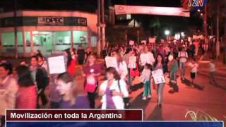 Marcha NiUnaMenos en Ituzaingó [upl. by Rhines775]