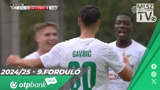 Gavric Zeljko gólja az ETO FC Győr – Fehérvár FC mérkőzésen [upl. by Annohsat800]