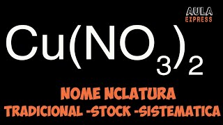 Nomenclatura Tradicional Stock y Sistemática Oxisal CuNO32  Número de Oxidación Nitrógeno N [upl. by Stutzman310]