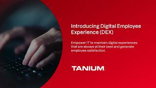 Demo Tanium Digital Employee Experience DEX [upl. by Pardoes]