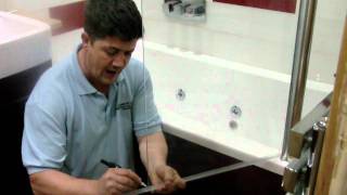 How To Replace an Old Bath Shower Screen Seal [upl. by Harbed]