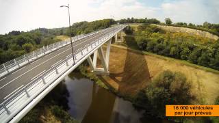 Ouverture du viaduc de PontChâteau [upl. by Annyrb]