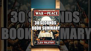 quotWar and Peacequot by Leo Tolstoy  30 Seconds Summary  BookSummary 30SecondBooks [upl. by Sokcin]