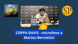 Microfono a Matteo Berrettini [upl. by Crellen]