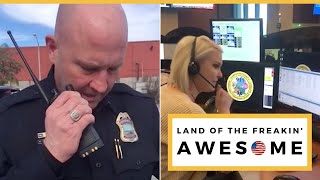 Dispatcher Daughter Takes Cop Fathers Final SignOff Call [upl. by Nylg]