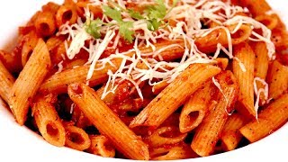 घर पर आसान तरीके से बनाये पास्ता  Red Sauce Pasta Recipe [upl. by Marijo]