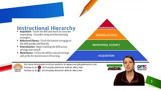 Discrete Trial Training and Generalization Series 23 Video 6 [upl. by Sidky395]