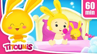 Les bébés et les bonbons  60min de Comptines  Chansons avec les Titounis  French Nursery Rhymes [upl. by Annehs]