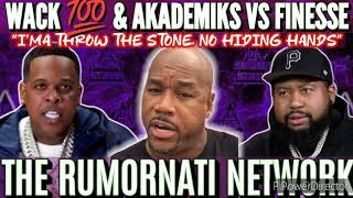 WACK 100 TEAMING UP W DJ AKADEMIKS VS FINESSE 2TYMES quotIMA GIVE AK THE PAPERWORKquot [upl. by Raphaela]