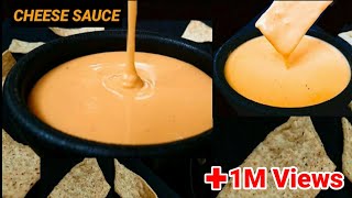 EASY HOMEMADE CHEESE SAUCE RECIPE  NACHO CHEESE SAUCE RECIPE  How To Make Nacho Cheese Sauce [upl. by Otreblanauj661]