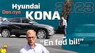 Den nye Hyundai KONA 2023  En fed bil første køretur [upl. by Bendick999]