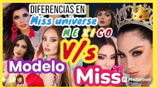 Miss Universo 2024 Diferencias entre modelos y misses en el concurso Miss México 2024 [upl. by Anelram290]