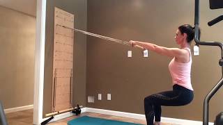 Pilates Springboard Back and Glute Work [upl. by Yraht]