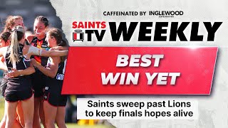 SAINTS TV WEEKLY  OCT 30 Girls shock Lions Skunk ready for 2024 [upl. by Rahel]