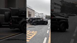 Defender 130☠️🚨defender defenderlovers blackcar automobile rangeroverlover aajubhai beast [upl. by Hpseoj]