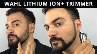 Beard Trimming  Wahl Lithium Ion Plus Trimmer  Model 9818 [upl. by Tronna166]