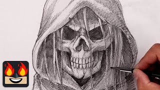 How To Draw the Grim Reaper  Sketch Tutorial [upl. by Jinny157]