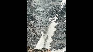 Rock collapse Gouter Mont Blanc Grand Couloir Rockfall 31072024 [upl. by Jenn87]