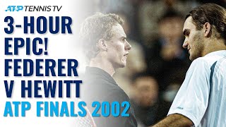 3HOUR EPIC Lleyton Hewitt vs Roger Federer Highlights  ATP Finals 2002 SemiFinal [upl. by Alleen]